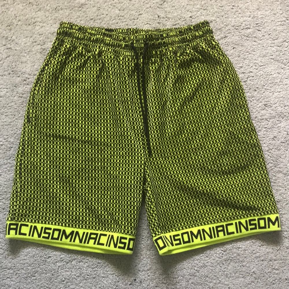 INSOMNIAC LTD Rare Unisex Velour Terrycloth Shorts